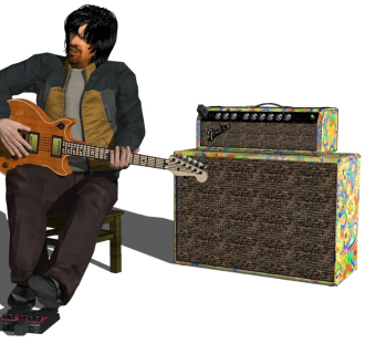 音乐人精细人物模型 (12)